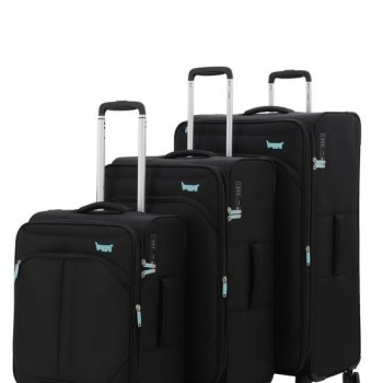 V2411 SUPER LIGHT VALİZ BLACK SET