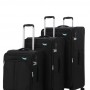 V2411 SUPER LIGHT VALİZ BLACK SET