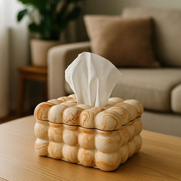 Maison Noe Rosé Marble Bubble Stone Peçetelik