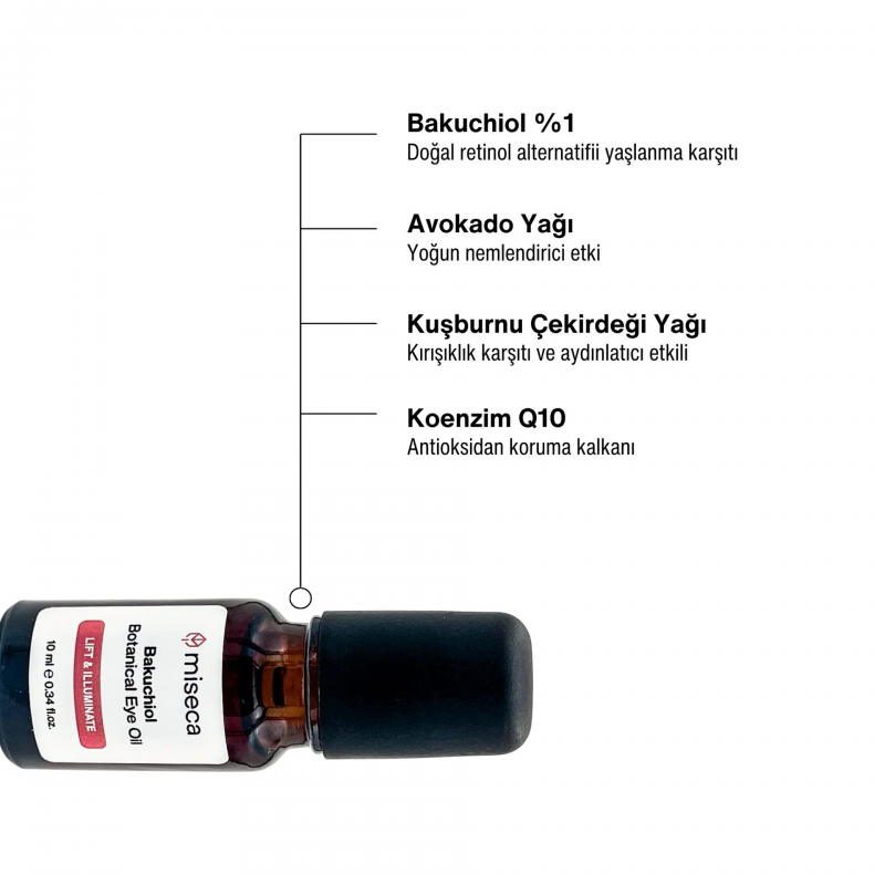 Bakuchiol Aydınlatıcı ve Yenileyici Göz Çevresi Serumu 10 ml
