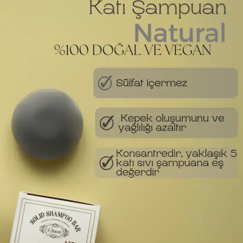 Katı Şampuan Bar Soft Therapy-Yağlı ve Kepekli Saçlar için