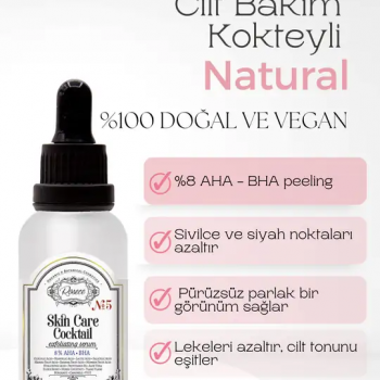 Cilt Bakım Kokteyli % 8 AHA-BHA