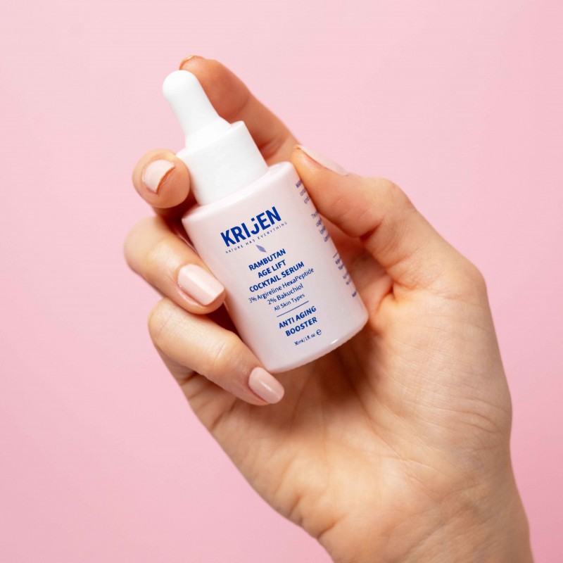 Rambutan Age Lift Yaşlanma Karşıtı Cocktail Serum | Bitkisel Retinol + Acetyl Hexapeptide-8 + Kolajen Destekleyici