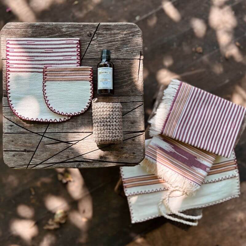 Homemade Aromaterapi X Moyy Atölye Hamam Seti - Bordo