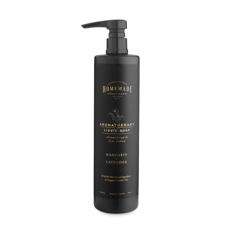 Aromaterapik Sıvı Sabun Mandalina & Lavanta (Duvara Asmalı)