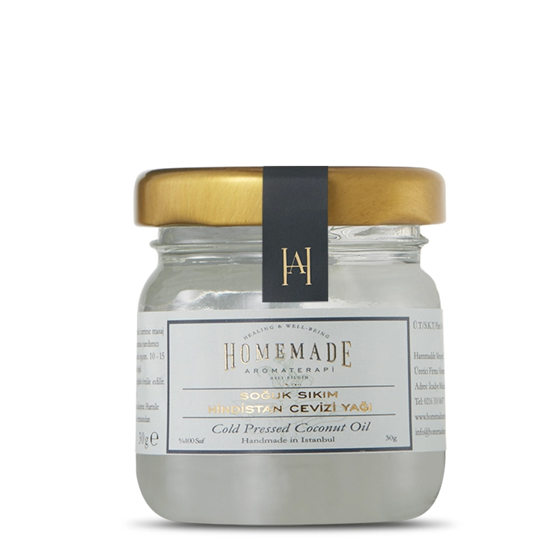 Soğuk Sıkım Hindistan Cevizi Yağı - 30 gr