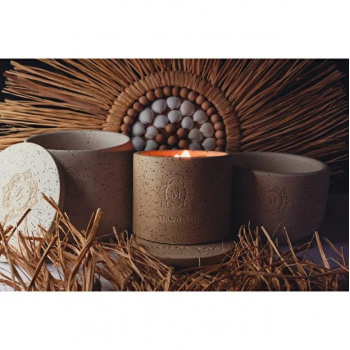 Maison Noe Sand & Soil Klasik Mum ve Mum Kabı – Büyük Boy (380 ml)