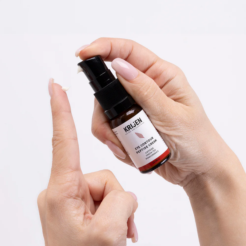 Peptit & Kafein Aydınlatıcı Göz Çevresi Kremi | Yeşil Çay Özü + Nar Özü + Mango Çekirdeği Yağı