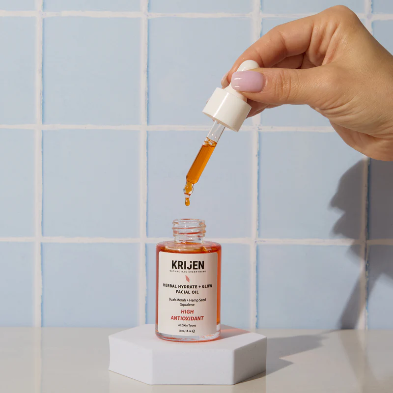 Buah Merah + Squalane Nemlendirici Yüz Bakım Yağı | Kenevir Tohumu Yağı + Akgünlük Yağı + Bergamot Yağı