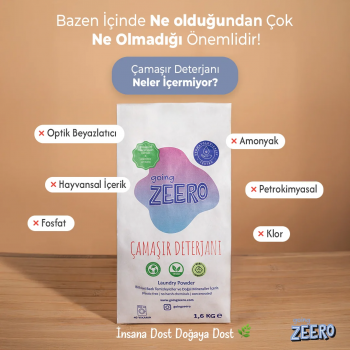 Doğal Konsantre Çamaşır Deterjanı - Bitkisel & Mineral Kaynaklı - 40 Yıkama