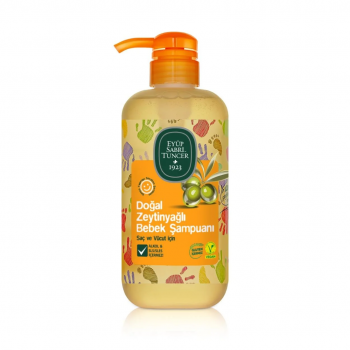 Doğal Zeytinyağlı Bebek Şampuanı 600 ml Şişe
