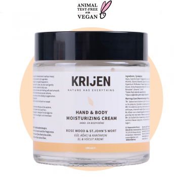 Gül Ağacı & Kantaron El ve Vücut Kremi | E Vitamini + Hindistan Cevizi Yağı + Shea Butter