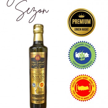 Erken Hasat Soğuk Sıkım Natürel Sızma Zeytinyağı 500 ml