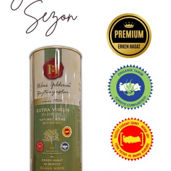 Yeni Sezon Ödüllü Erken Hasat Soğuk Sıkım Natürel Sızma Zeytinyağı 2 L (Filtreli)
