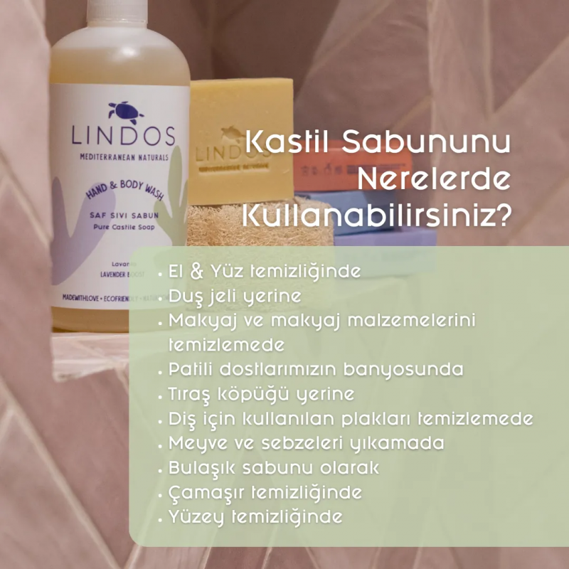 Saf Sıvı Kastil Sabunu 600ml