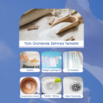 Doğal Leke Çıkarıcı Çamaşır Suyu Tozu 400gr
