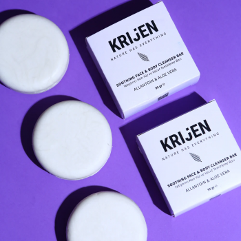 Nemlendirici Etkili Allantoin & Aloe Vera Yüz ve Vücut Temizleme Barı | Nar Çekirdeği Yağı + Ylang Ylang Yağı + Kaolin Kili