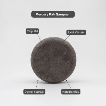 Mercury Yağlı Saçlar Dengeleyici Katı Şampuan 105 g