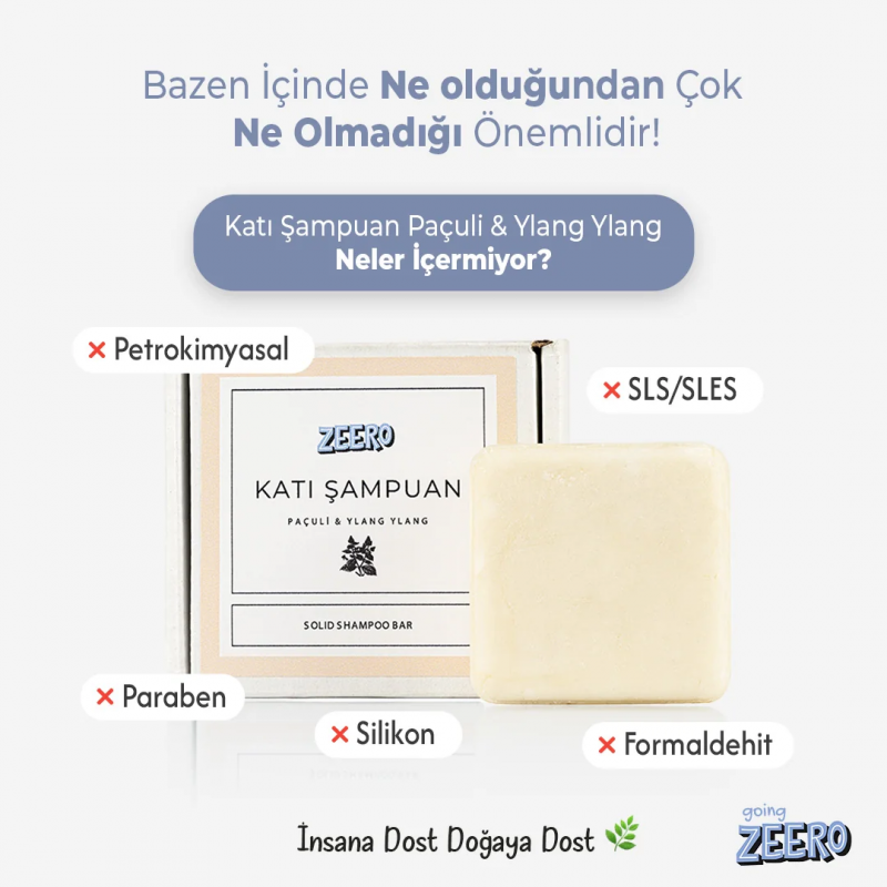 Katı Şampuan Paçuli & Ylang Ylang Sülfatsız Şampuan
