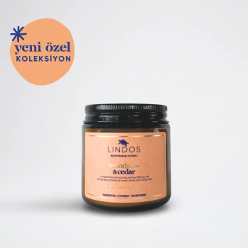 Aromaterapik Soya Mumu - Mandarin & Cedar